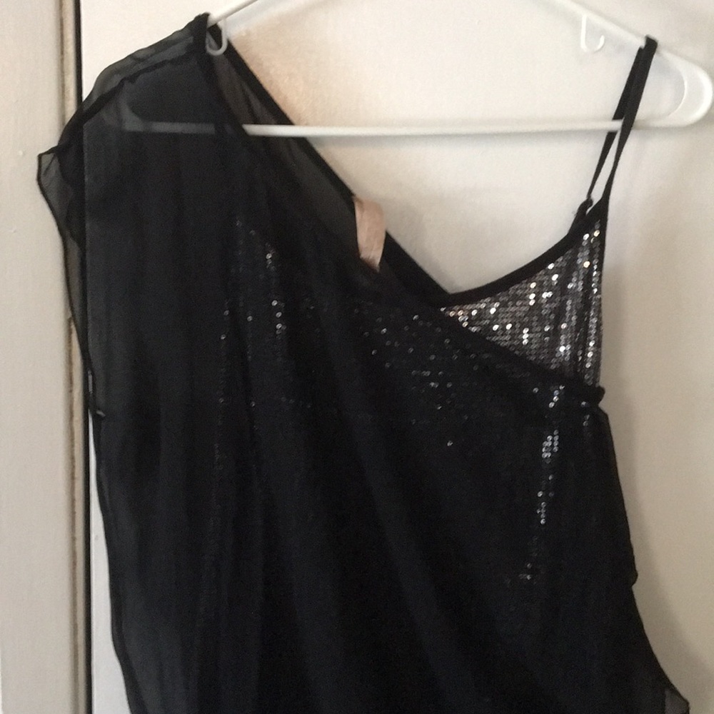 Black and sequin dress